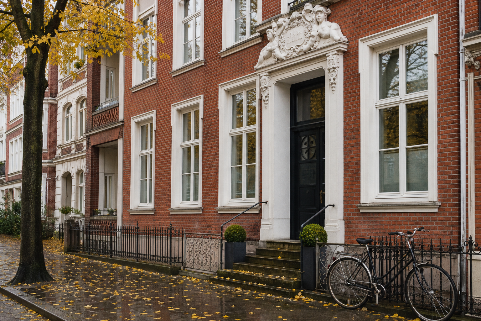 Saniertes Stadthaus in Hamburg-Eppendorf